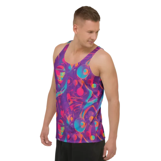 Spheric Rhapsody on a Men's Tank Top