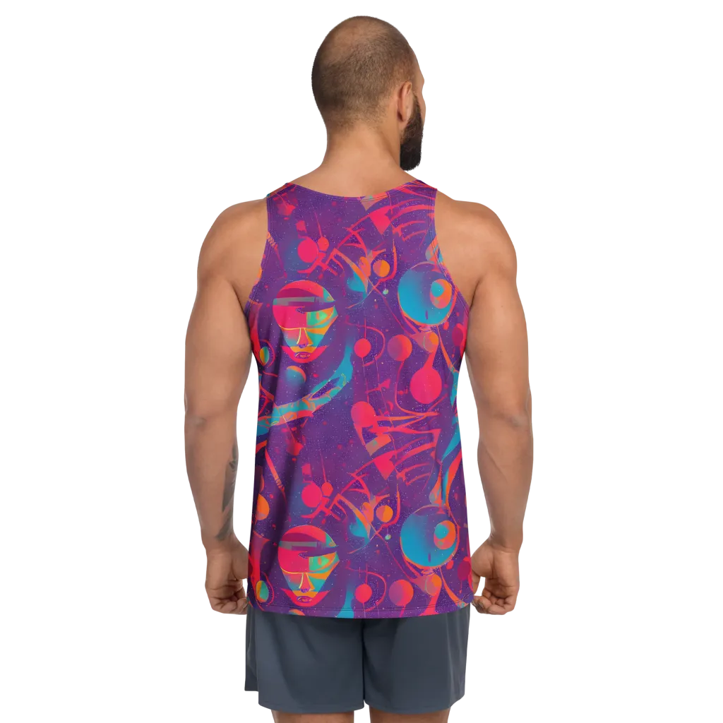Spheric Rhapsody on Men's Tank Top — Back