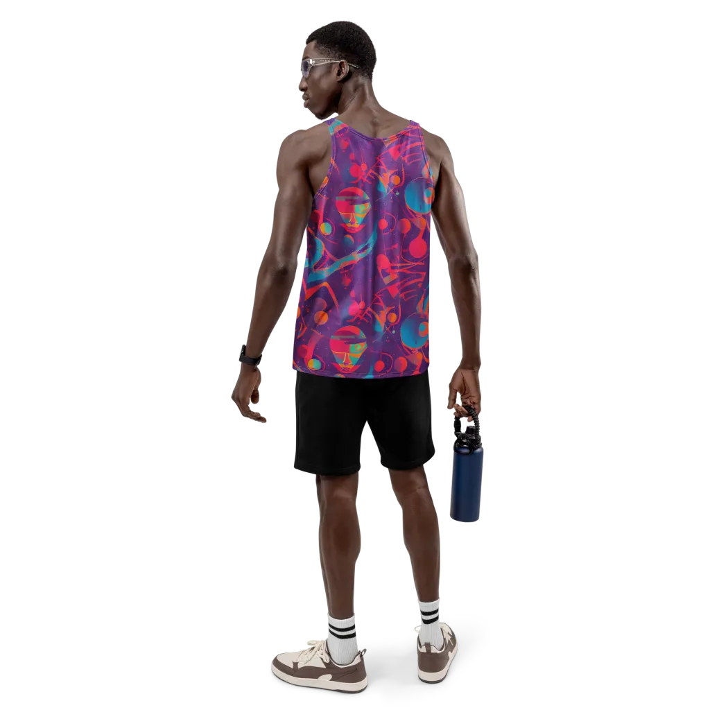 Spheric Rhapsody on Men's Tank Top — Back