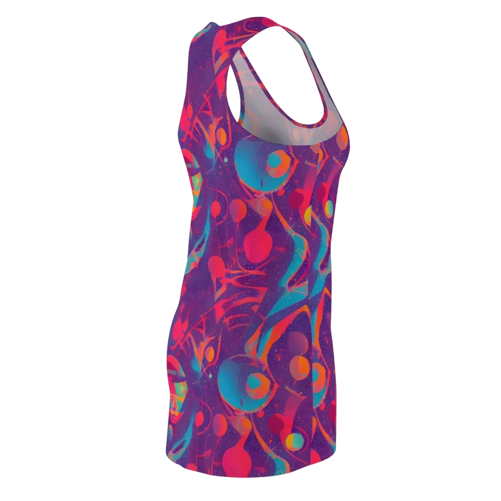 Spheric Rhapsody on Racerback Dress — Back Side