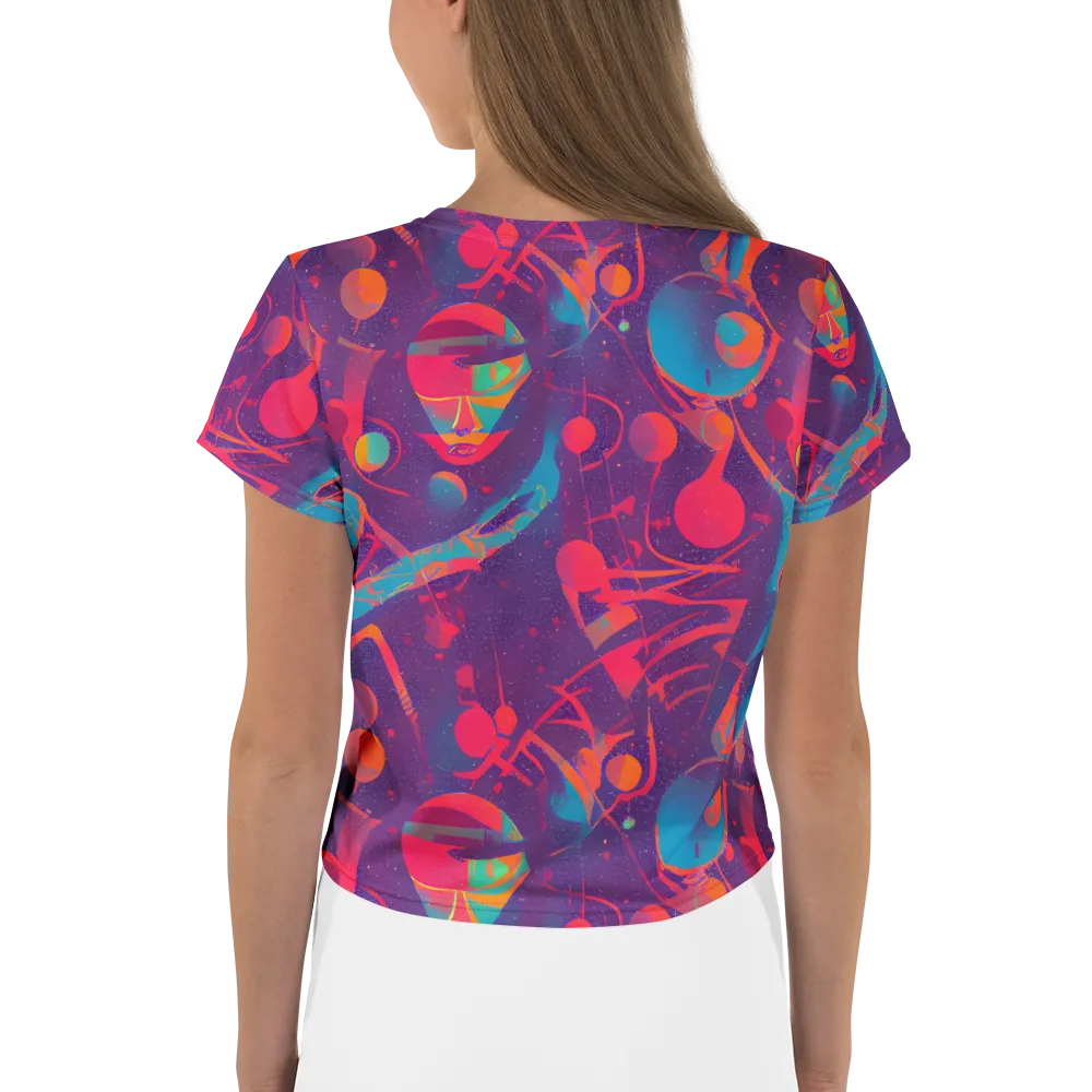 Spheric Rhapsody on Crop Tee — Back