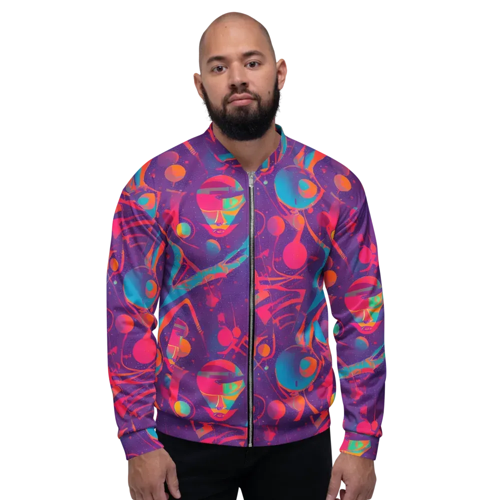 Spheric Rhapsody on Bomber Jacket — Front