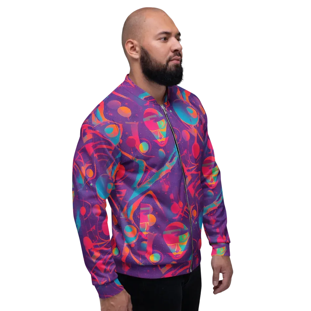 Spheric Rhapsody on Bomber Jacket — Right