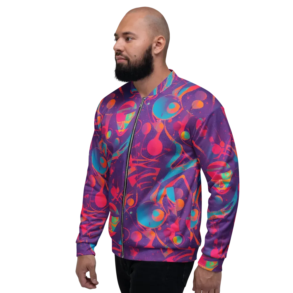 Spheric Rhapsody on Bomber Jacket — Left