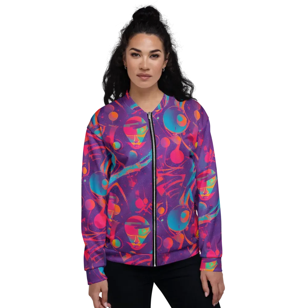 Spheric Rhapsody on Bomber Jacket — Front