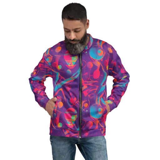 Spheric Rhapsody on a Bomber Jacket