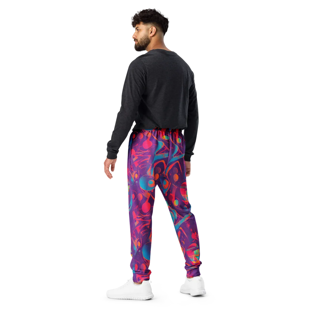 Spheric Rhapsody on Men's Joggers — Back