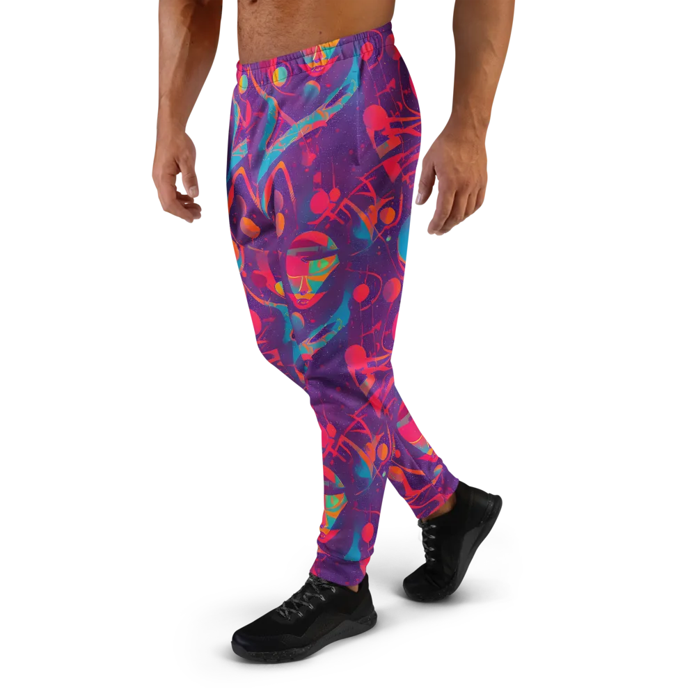 Spheric Rhapsody on Men's Joggers — Left