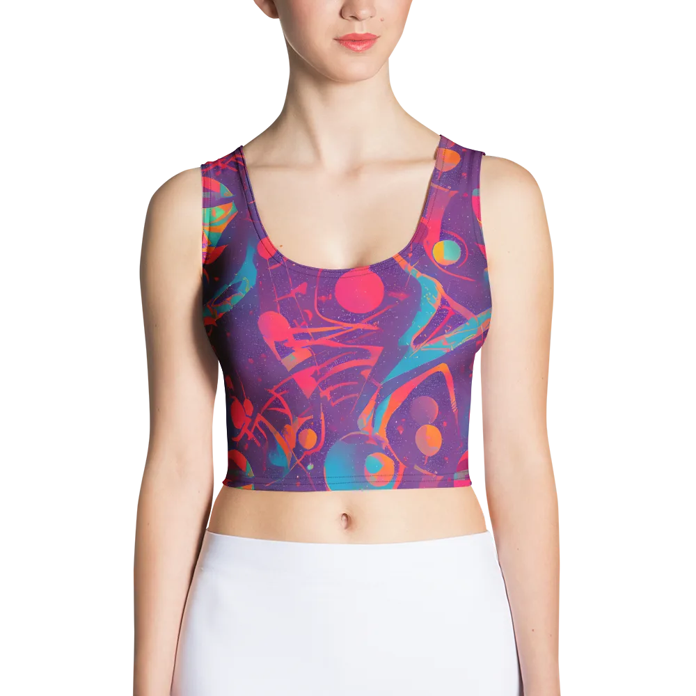 Spheric Rhapsody on Crop Top — Front