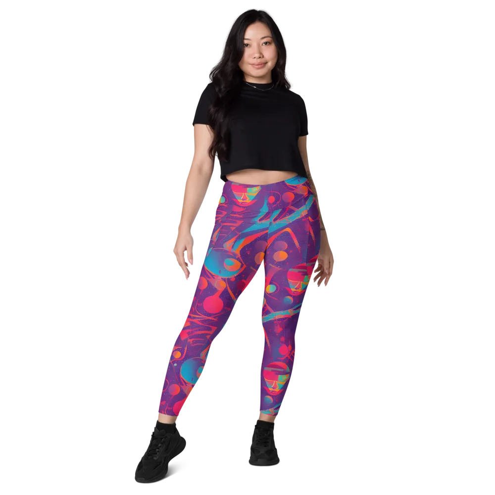 Spheric Rhapsody on Leggings with Pockets — Front