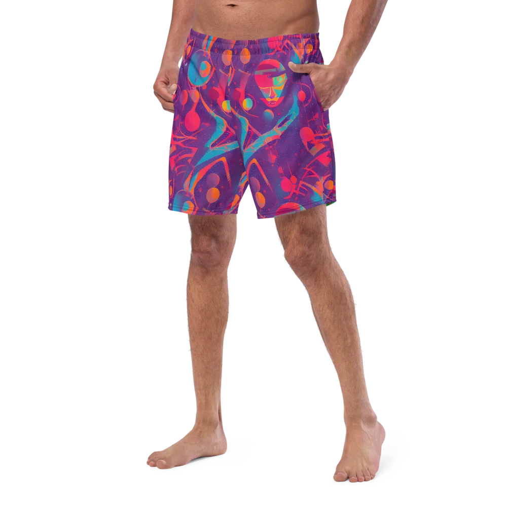 Spheric Rhapsody on Swim Trunks — Left Front