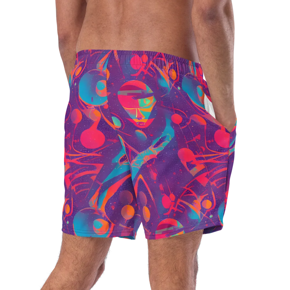 Spheric Rhapsody on Swim Trunks — Right Back