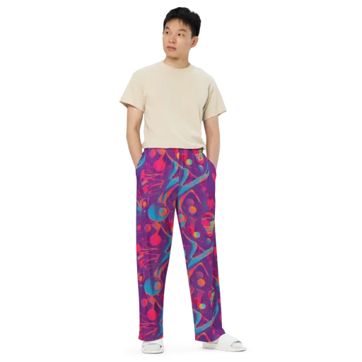 Spheric Rhapsody on a Wide-Leg Pants