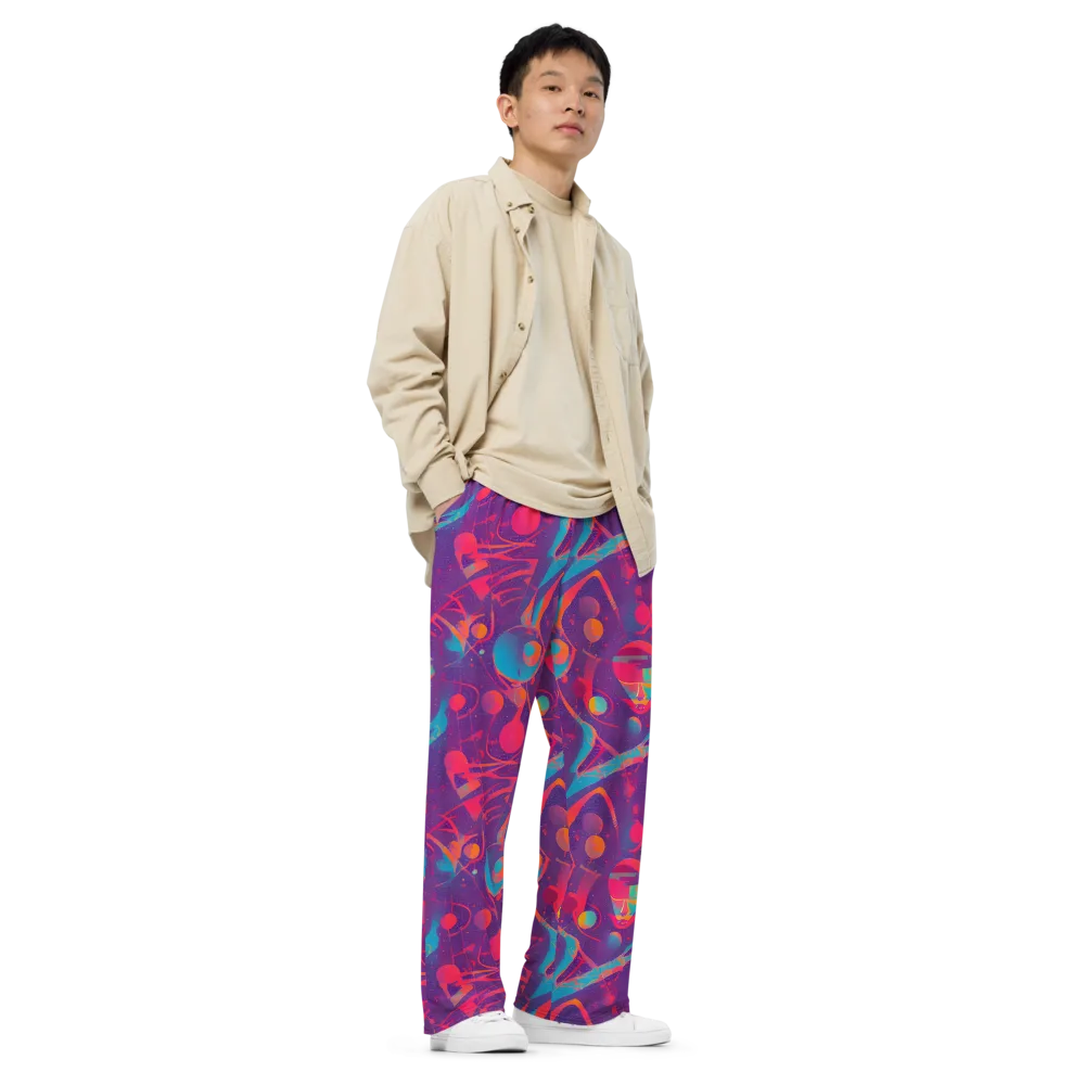 Spheric Rhapsody on Wide-Leg Pants — Right Front
