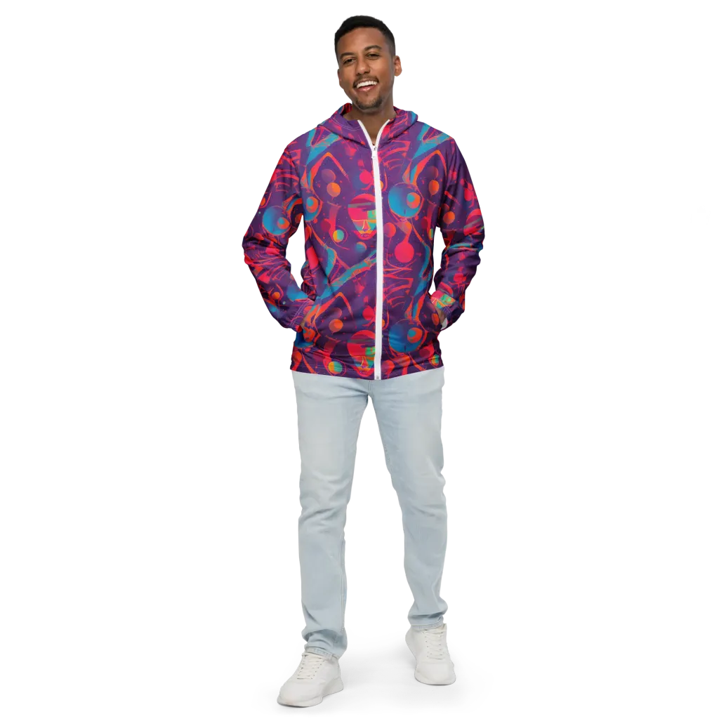 Spheric Rhapsody on Men's Windbreaker — Front