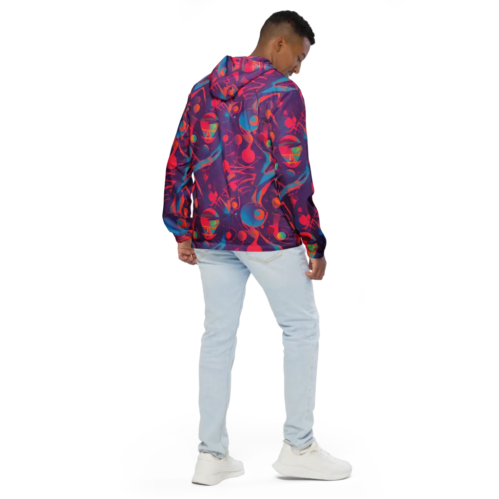 Spheric Rhapsody on Men's Windbreaker — Back