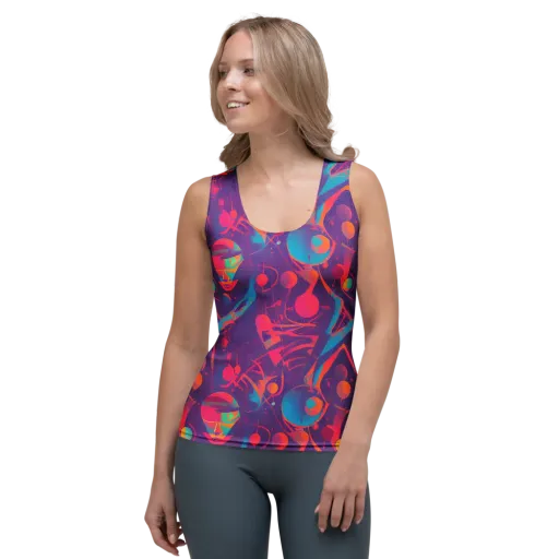 Spheric Rhapsody on a Women's Tank Top