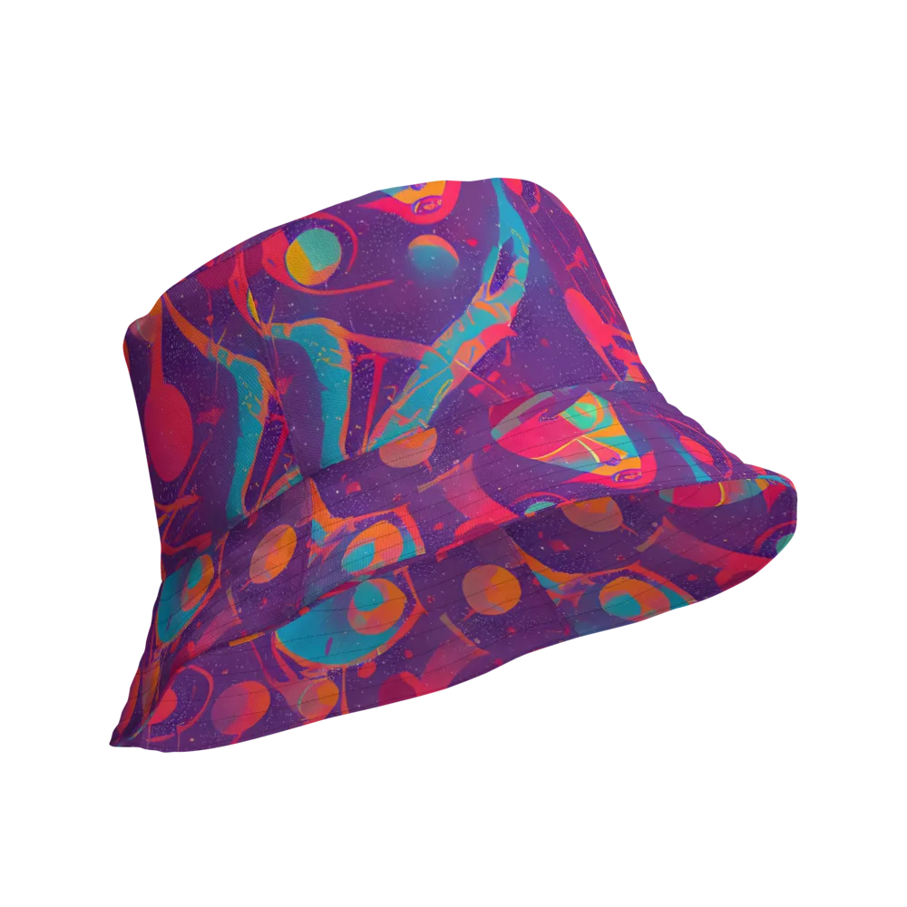 Spheric Rhapsody on Reversible Bucket Hat — Product details Outside