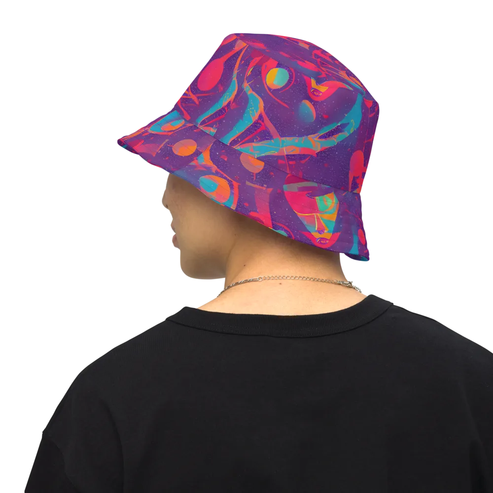 Spheric Rhapsody on Reversible Bucket Hat — Back Inside