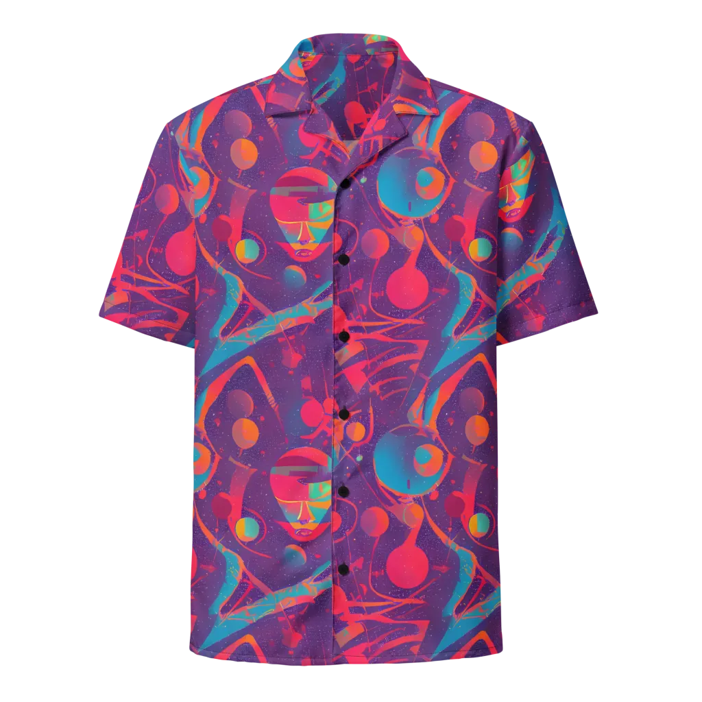 Spheric Rhapsody on Button Shirt — Front