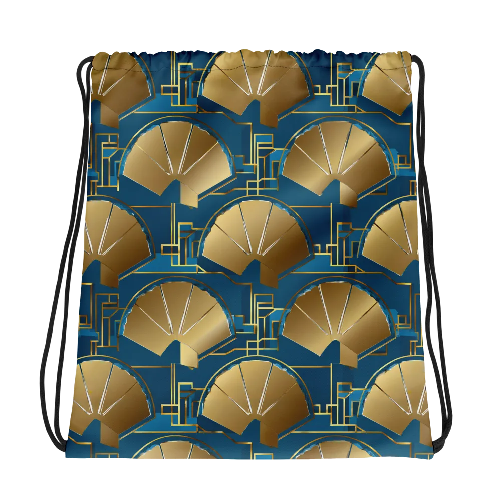 Art Deco Radiance on Drawstring Bag — Photo