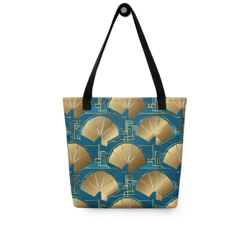 Art Deco Radiance on a Tote Bag