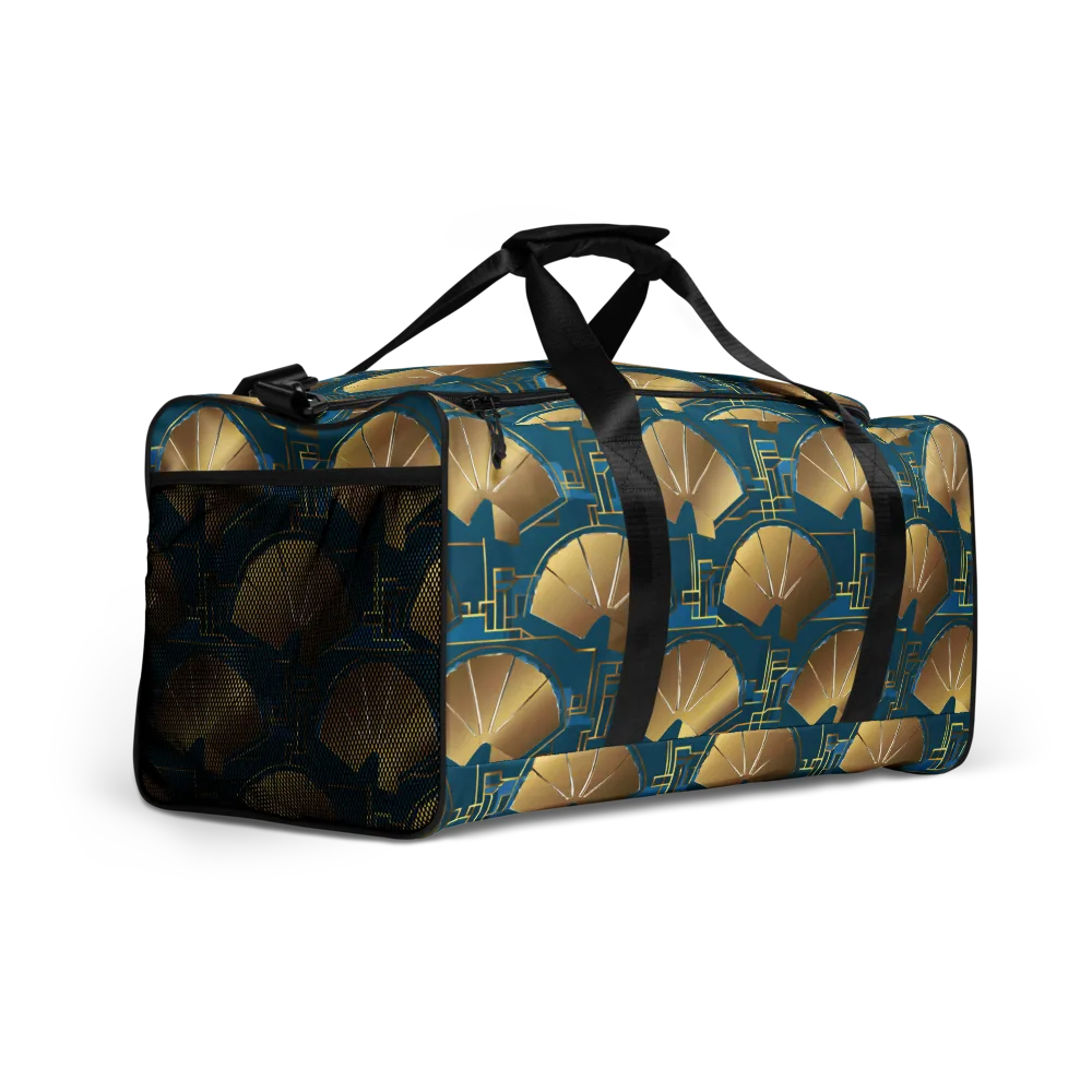 Art Deco Radiance on Duffle Bag — Right Front