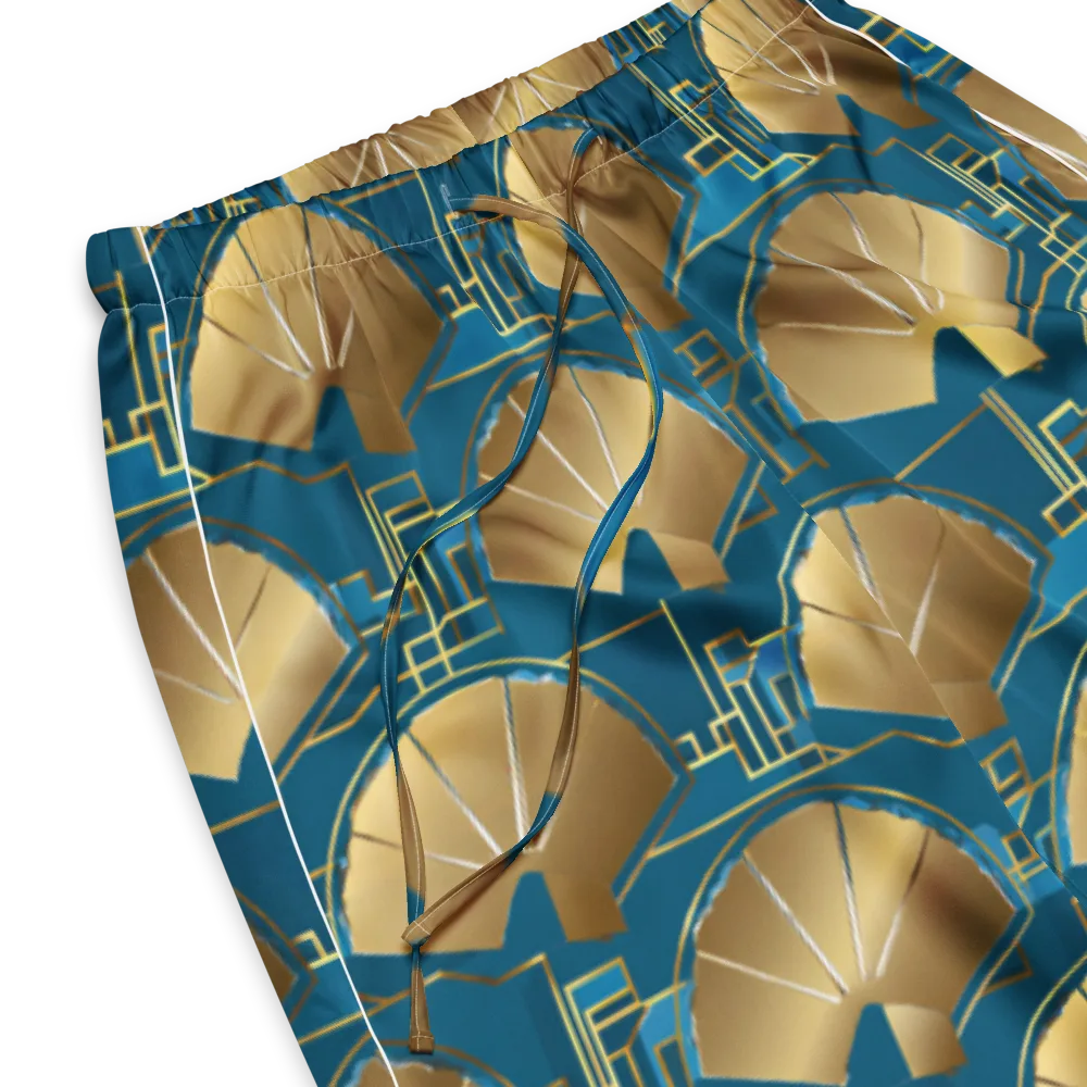 Art Deco Radiance on Women's Pajama Pants — Product details
