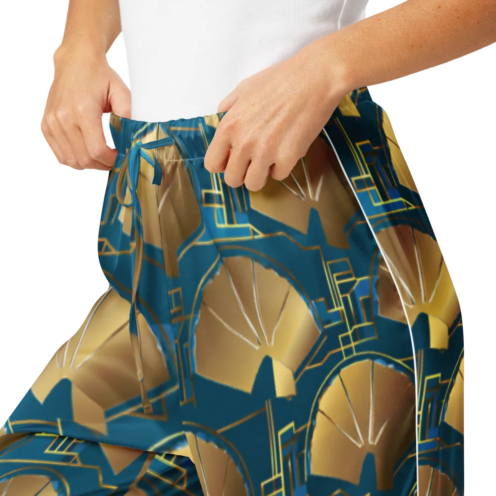 Art Deco Radiance on Women's Pajama Pants — Product details