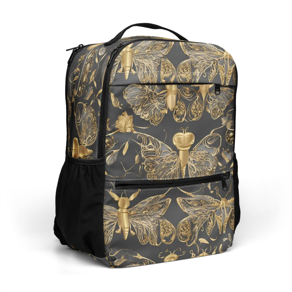 Gilded Entomology on Utility Backpack — Right Front