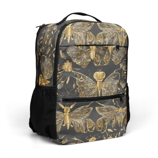 Gilded Entomology on a Utility Backpack