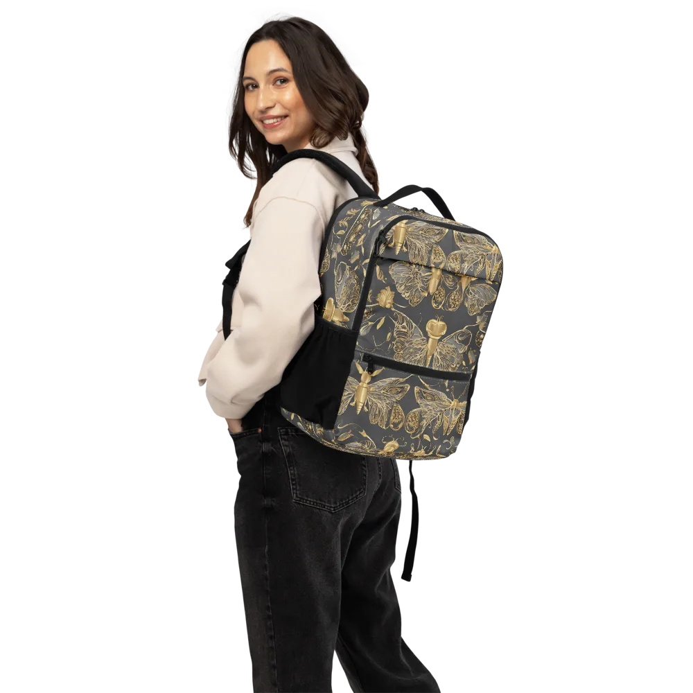 Gilded Entomology on Utility Backpack — Back