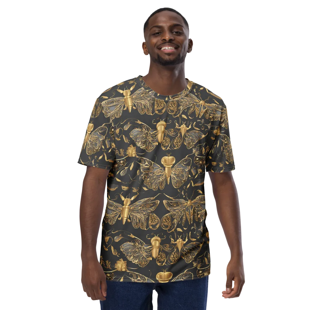 Gilded Entomology on Men's Crew Neck T-Shirt — Front