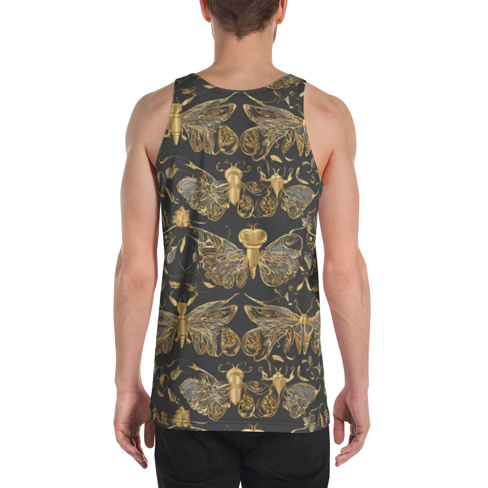 Gilded Entomology on Men's Tank Top — Back