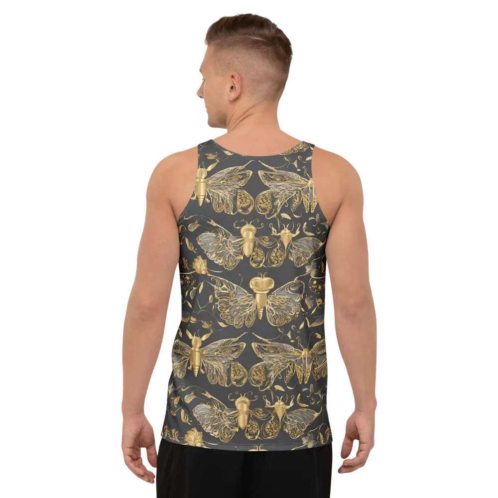 Gilded Entomology on Men's Tank Top — Back