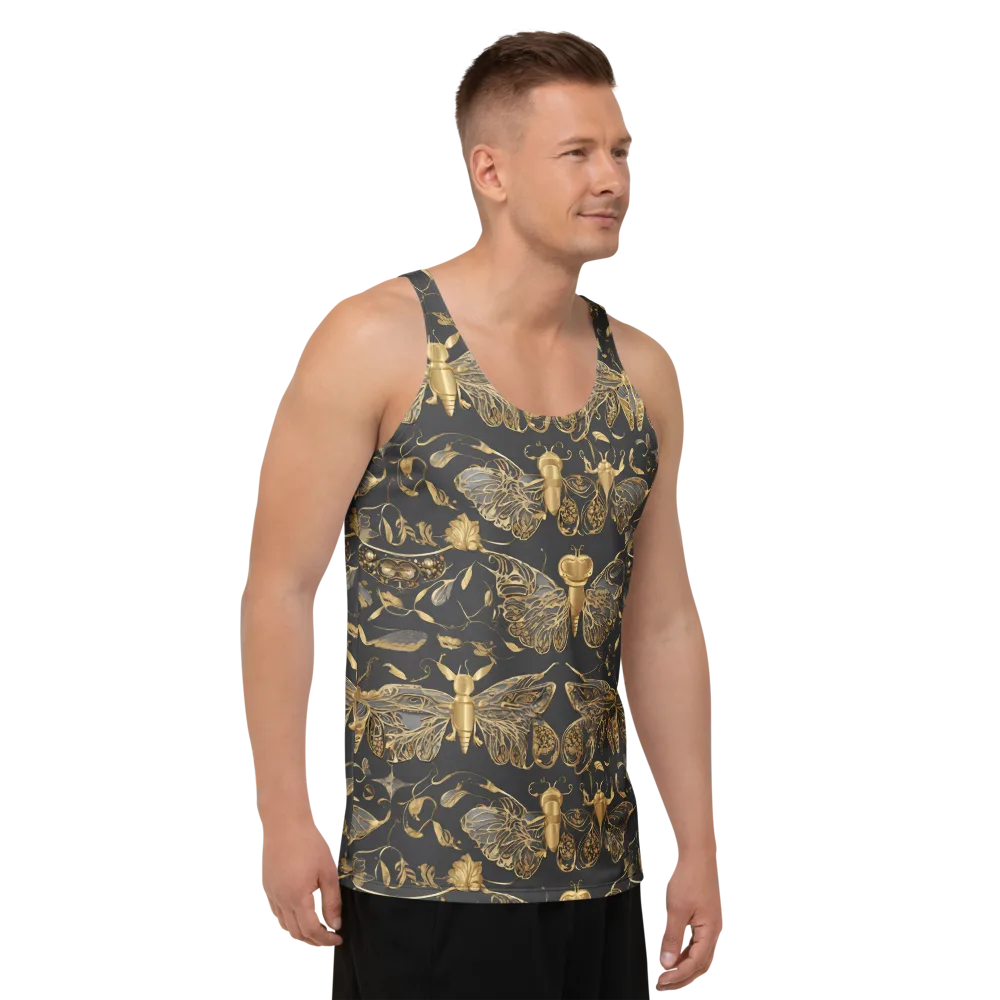 Gilded Entomology on Men's Tank Top — Right Front