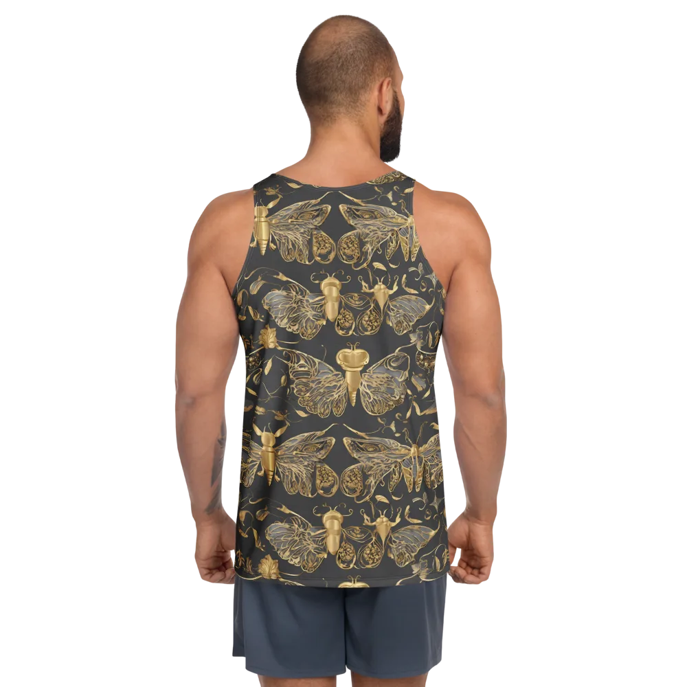 Gilded Entomology on Men's Tank Top — Back