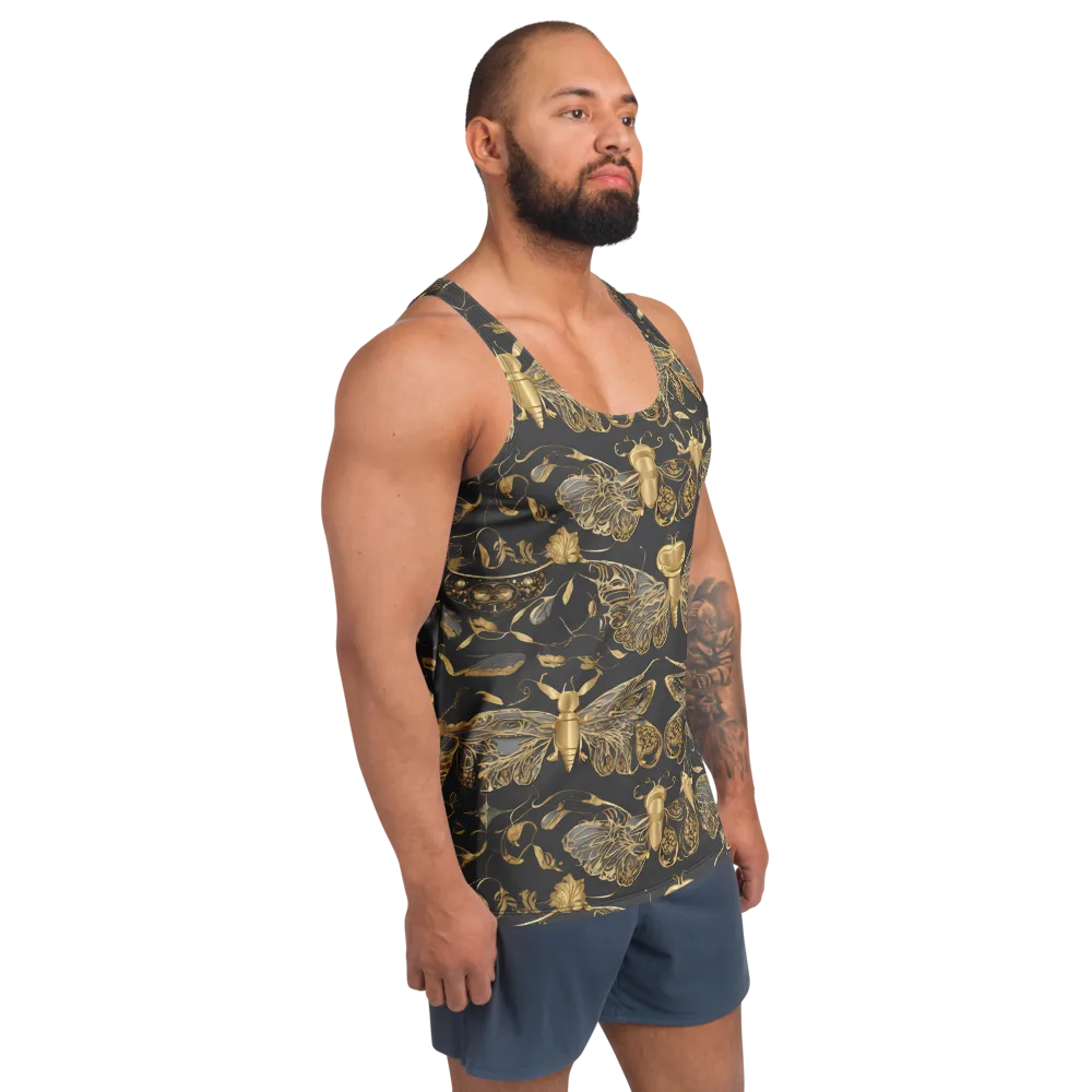 Gilded Entomology on Men's Tank Top — Right Front