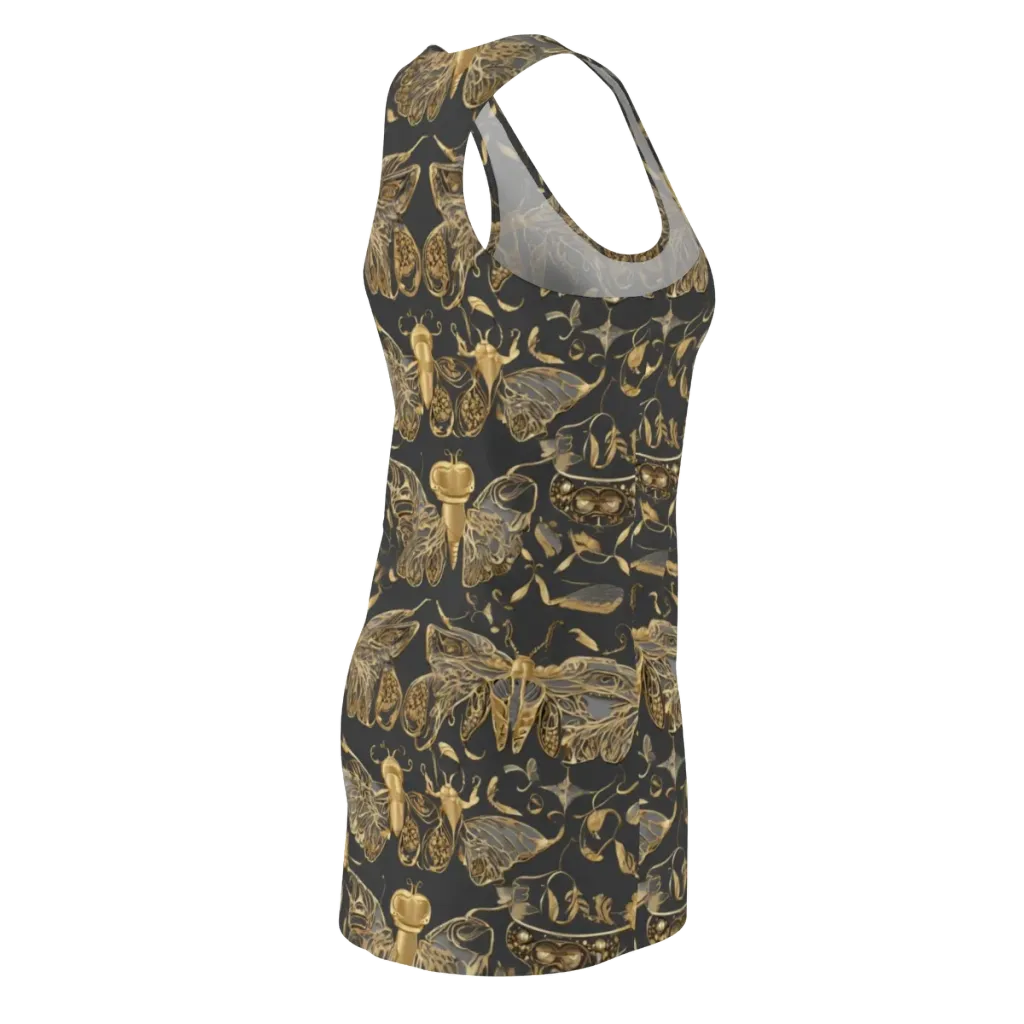 Gilded Entomology on Racerback Dress — Back Side