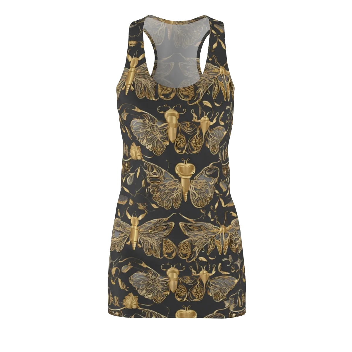 Gilded Entomology on Racerback Dress — Front