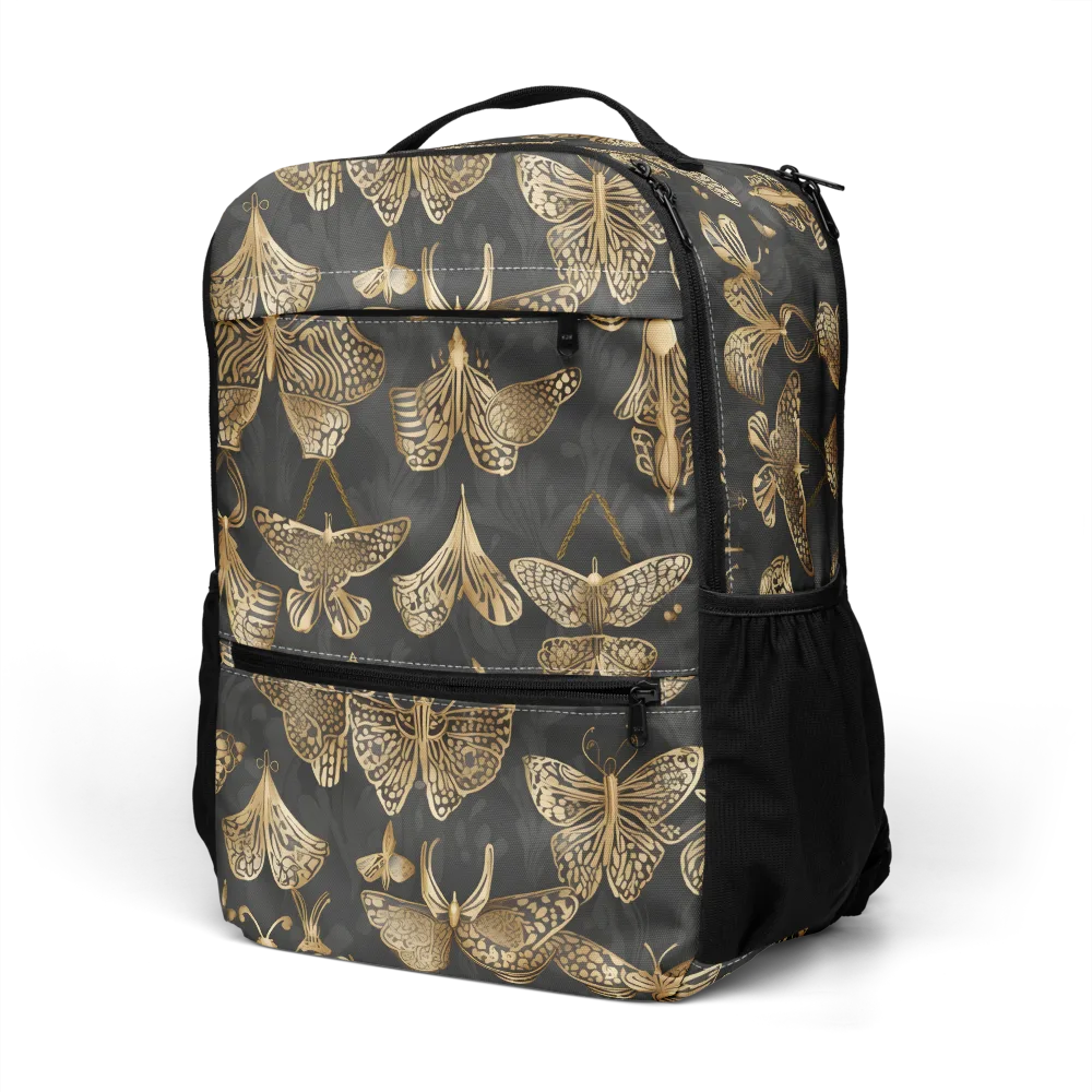 Gilded Moth Archive on Utility Backpack — Left Front