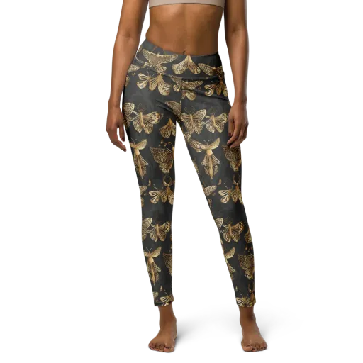 Gilded Moth Archive on a Yoga Leggings