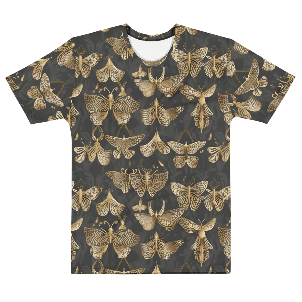 Gilded Moth Archive on Men's Cotton Crew Neck T-Shirt — Front