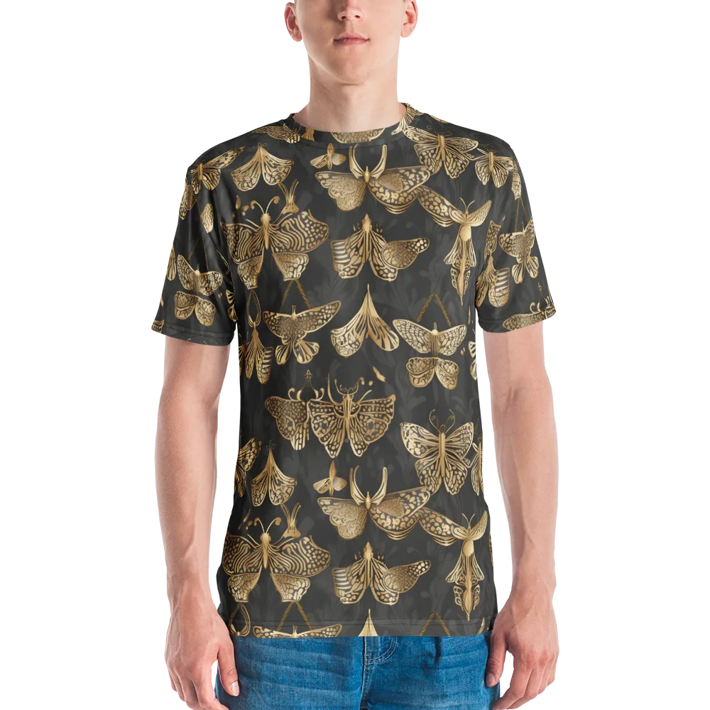 Gilded Moth Archive on Men's Crew Neck T-Shirt — Front