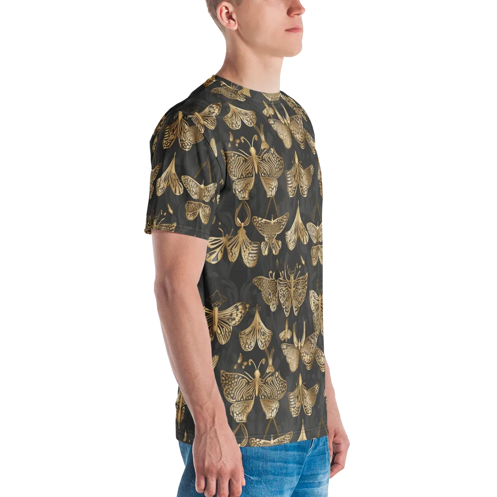Gilded Moth Archive on Men's Crew Neck T-Shirt — Right