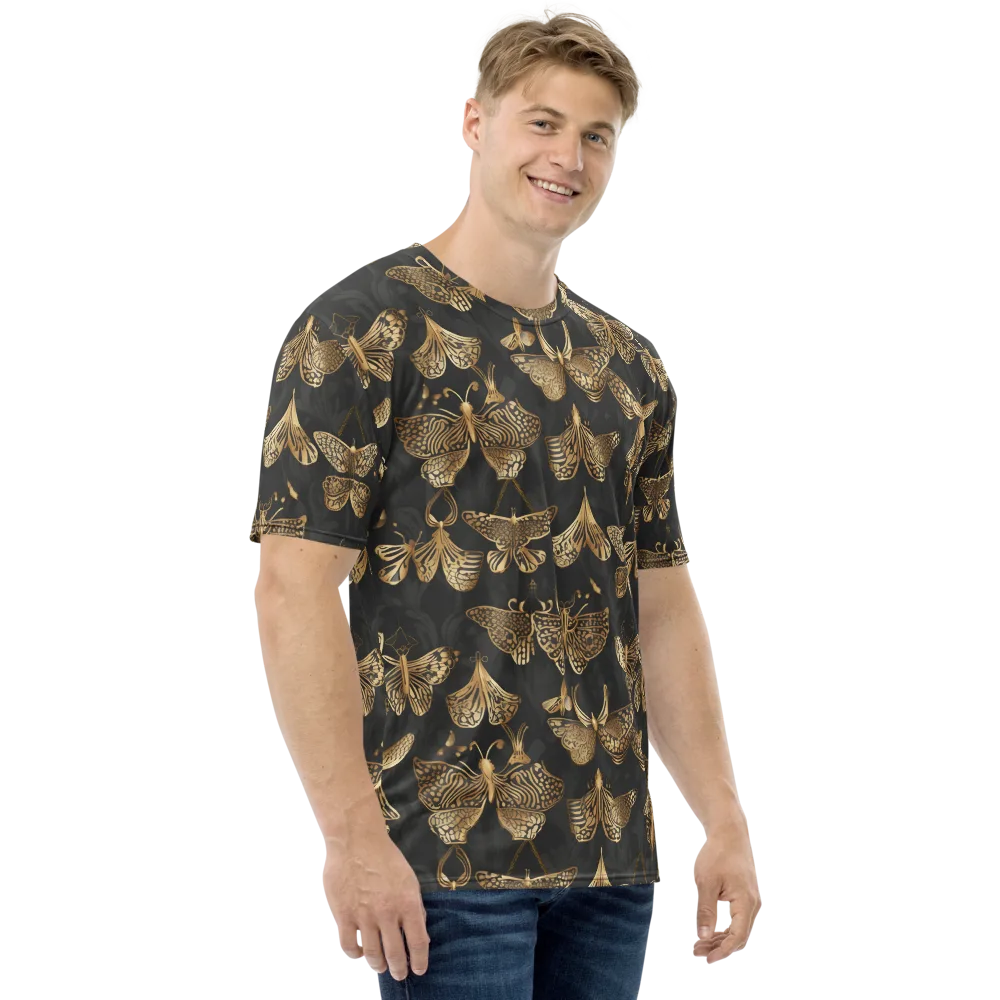 Gilded Moth Archive on Men's Crew Neck T-Shirt — Right