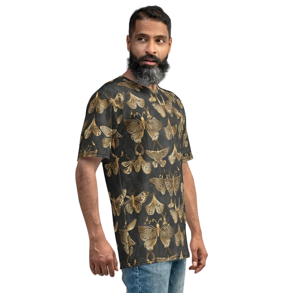 Gilded Moth Archive on Men's Crew Neck T-Shirt — Right