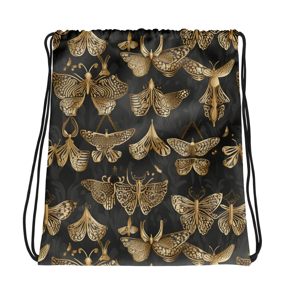 Gilded Moth Archive on Drawstring Bag — Photo