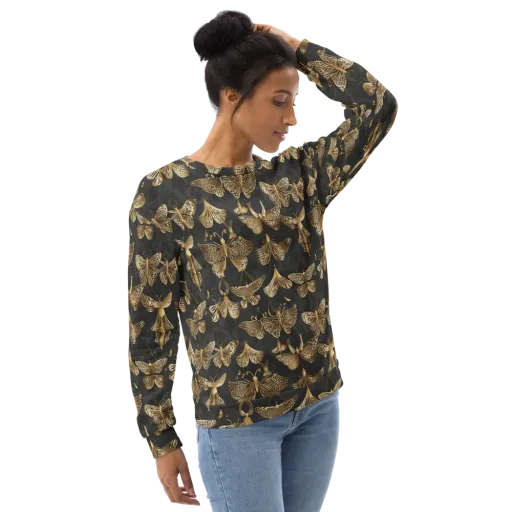 Gilded Moth Archive on a Sweatshirt