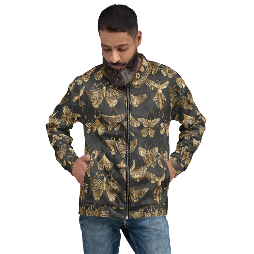 Gilded Moth Archive on Bomber Jacket — Front